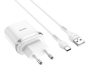 HOCO (6931474716309) C12Q SMART QC3.0 + TYPE-C (белый) СЗУ СЗУ