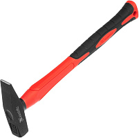 MATRIX Молоток слесарный optimal, 200 г, фибергласовая обрезиненная рукоятка, квадратный боек 10366