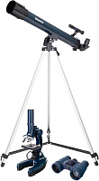 LEVENHUK Discovery Scope 3 с книгой 77822 Набор оптики