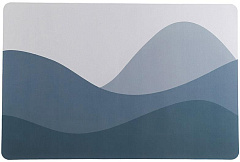 РЫЖИЙ КОТ Коврик для ванной с противоскользящей основой, прямоугольный, серый (110065) Коврик для ванной