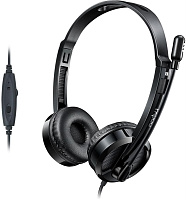 RAPOO H100 Black Наушники проводные