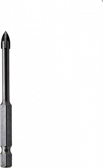 KRANZ (KR-91-0647) Сверло по стеклу и керамике 4 мм, 4 грани, шестигранный хвостовик