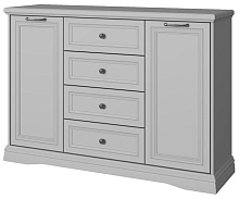 АНРЭКС VALENCIA Тумба 2D4S. Цвет СЕРЫЙ (3 уп.) Модульная мебель