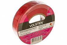 VOLSTEN (9787) V02-7R-18х19-20 (Изолента 0,18х19 мм красная 20 метров) Изолента