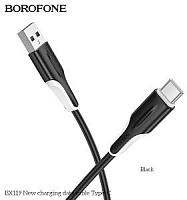 BOROFONE (6941991121999) BX119a USB 3.0A для Type-C - 1м , черный Кабель