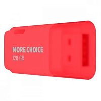 MORE CHOICE (4610196407482) MF128 USB 128GB 2.0 Red Флэш-накопитель