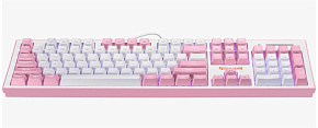 REDRAGON (70821) Hades Бело-розовая, тихая, 104 кн. Клавиатура REDRAGON (70821) Hades Бело-розовая, тихая, 104 кн.