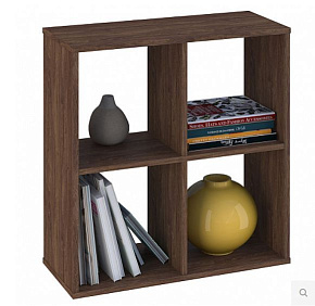 POLINI Стеллаж Polini Home Smart Кубический 4 секции, винтаж (1кор) Стеллаж