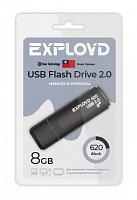 EXPLOYD EX-8GB-620-Black USB флэш-накопитель