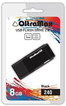 OLTRAMAX OM-8GB-240-черный USB флэш-накопитель