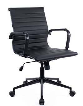 EVERPROF Leo Black T Экокожа Черный Кресло компьютерное