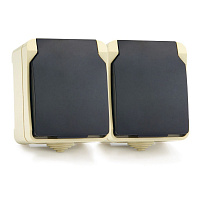 SMARTBUY (SBE-04w-16-S2-Z) Сатурн розетка 2-местная Розетка