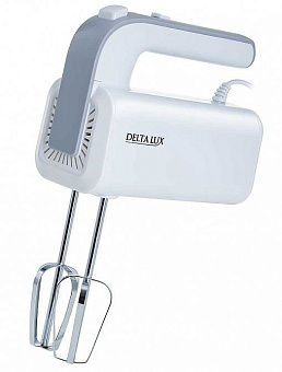 DELTA LUX DE-7702 белый/серый Миксер