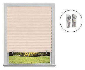 РЫЖИЙ КОТ Самоклеящиеся шторы-плиссе Skandi, размер 90х180см, цвет бежевый 106246 Самоклеящиеся шторы-плиссе