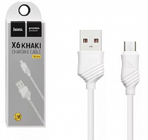 HOCO (6931474735539) X52 USB (m) - microUSB (m) 1.0м - черный Кабель