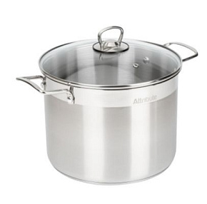 ATTRIBUTE ASM008 Кастрюля с крышкой MASTER CHEF 8л Кастрюля