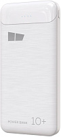 MORE CHOICE (4627151193724) PB33-10 White - 10000mAh 2USB Power bank