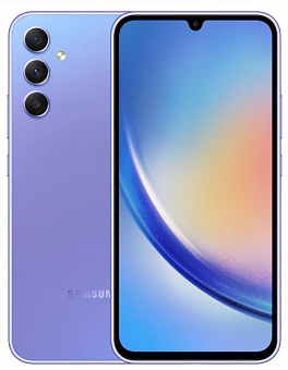 SAMSUNG Galaxy A34 5G NFC SM-A346E 6/128Gb Violet (SM-A346ELVASKZ) Смартфон
