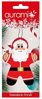 AURAMI NY-01 Дед Мороз Mandarin Fresh 48368 Ароматизатор подвесной