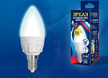 UNIEL (UL-00004294) LED-C37 7W/4000K/E14/FR/DIM PLP01WH Лампочки светодиодные