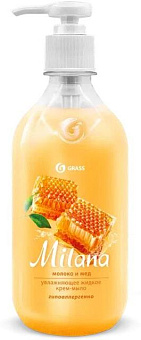 GRASS 126100 Milana молоко и мед с дозатором (флакон 500мл)