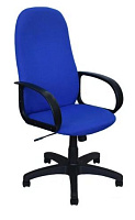 ЯрКресло Кресло Кр33 ТГ ПЛАСТ С14 (ткань синяя+черная) Кресло компьютерное