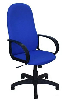 ЯрКресло Кресло Кр33 ТГ ПЛАСТ С14 (ткань синяя+черная) Кресло компьютерное