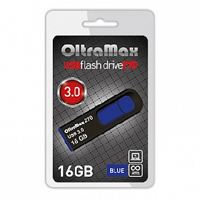 OLTRAMAX OM-16GB-270-Blue 3.0 синий флэш-накопитель