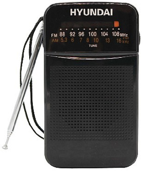 HYUNDAI H-PSR110 черный Радиоприёмник