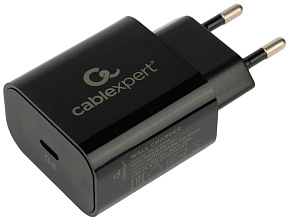 CABLEXPERT (21076) MP3A-PC-45, QC3.0/PD, 1 порт Type-C, черный, пакет Универсальный адаптер питания