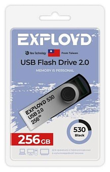 EXPLOYD 256GB 530 Black 2.0 [EX-256GB-530-Black] USB флэш-накопитель