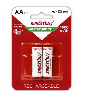 SMARTBUY (SBBR-2A02BL1000) 1000 mAh Аккумулятор SMARTBUY (SBBR-2A02BL1000) 1000 mAh