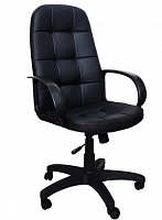ЯрКресло Кресло Кр45 ТГ ПЛАСТ ЭКО1 (экокожа черная) Кресло компьютерное