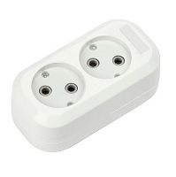 SMARTBUY (SBE-10-3-00-BN) колодка 2 гнз. 10а/2,2квт, б/з колодка