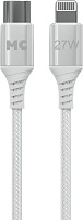 MORE CHOICE (4620202554154) K69ia USB 3.0A PD 27W для Lightning ng 8-pin Type-C - 1м , белый Кабель