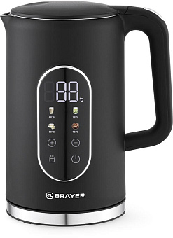 BRAYER BR6107BK (1,7л. металл/пластик) Чайник электрический