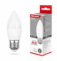 REXANT (604-022) 7,5 Вт E27 713 лм 6500 K нейтральный свет Лампочка светодиодная