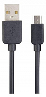 PERFEO (U4006) USB A вилка - Micro USB вилка, 2.4A, черный, длина 1 м., Micro ONE Кабель