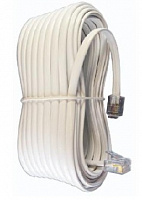 REXANT (18-3031) 3м удлинитель, белый (10) Телефонный кабель