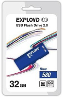 EXPLOYD 32GB 580 синий [EX-32GB-580-Blue] USB флэш-накопитель