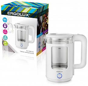 ERGOLUX ELX-KG08-C01 белый Чайник электрический