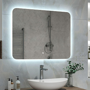 САНАКС 45263 Зеркало 800 х 600 мм, сенсорное, с внутренней LED подсветкой, ореольное свечение. Drift Light Зеркало сенсорное