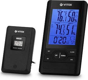 VITEK VT-3532 черный Метеостанция
