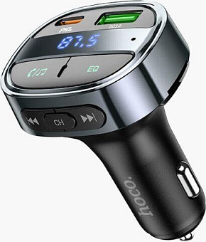 HOCO (6931474765246) E70 PD30W+QC3.0 car BT FM transmitter (Magic Night) АЗУ