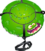 FANI SANI Санки-ватрушка Зеленый монстрик PROFFI диаметр 110 см/7 80108 Санки-ватрушка