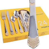 MAYER&BOCH 30708 серебристый/золотой 24пр Столовые приборы