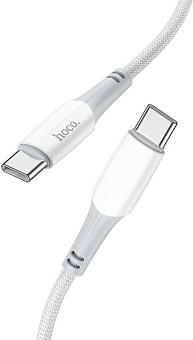 HOCO (6931474760517) X70 USB 3.0A 60W для Type-C Type-C White 1 м Кабель