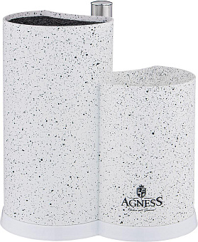 AGNESS 911-750 универсальная с держателем для полотенец Подставка для ножей