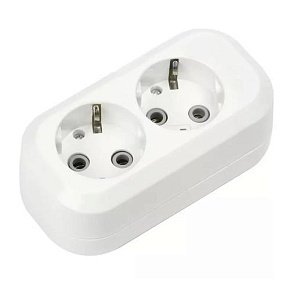 SMARTBUY (SBE-16-2-00-Z), 2 гнезда 16А/3,5кВт с/з Колодка