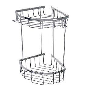 САНАКС 75250 Полочка угловая овальная двойная 18 см Полка